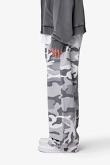 Mega Baggy Pants - Snow Camo