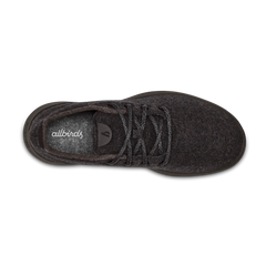 Men's Wool Runner - Natural Black (Black Sole)