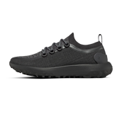 Women's Trail Runner - Natural Black (Black Sole)
