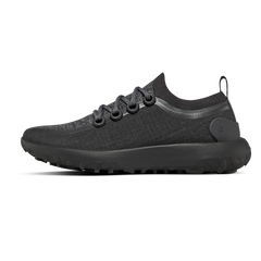 Women's Trail Runner - Natural Black (Black Sole)