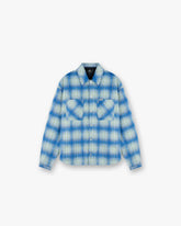 Textured Overshirt - Electric Blue