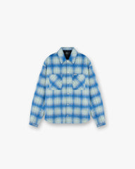 Textured Overshirt - Electric Blue