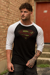 8072 - Superman 3/4 Raglan Shirts - May 19th