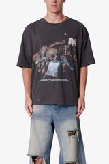 Still Life Printed Tee - Washed Black