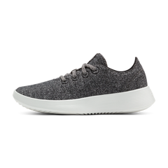 Men's Wool Runner Go - Dark Grey (Light Grey Sole)