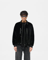 Bordeaux Brushed Jacket - Black