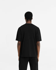 2 x Initial Oversized T-Shirt - Black