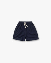Initial Waffle Shorts - Midnight Navy