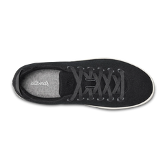 Men's Wool Piper - True Black (White Sole)