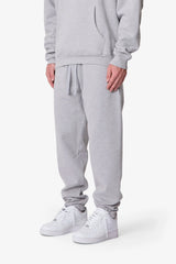 Heavy Basic Sweatpants - Marled Grey