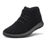 Men's Wool Runner-up Fluffs - Natural Black (Natural Black Sole)