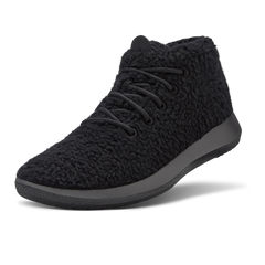 Men's Wool Runner-up Fluffs - Natural Black (Natural Black Sole)