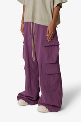 Rave Double Cargo Pants - Mauve