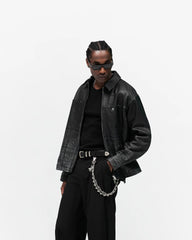 Rodeo Leather Jacket - Jet Black