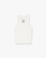Represent X Metallica Local Crew Vest - Flat White