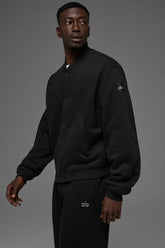 Men's Renown Varsity Jacket - Black