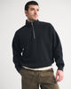 Essential Half-Zip Sweatshirt - Washed Black