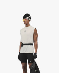 247 Uprising Oversized Tank - Flat White