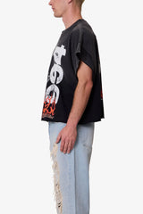 Ritual Cut Off Tee - Black