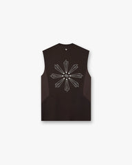 247 Uprising Oversized Tank - Chocolate