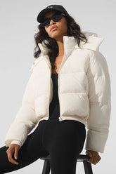 Women's Foxy Puffer Jacket - Ivory