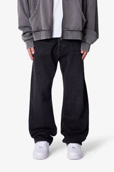 Ultra Baggy Denim - Stone Wash Black