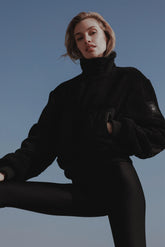 Women's Sherpa Edge Bomber - Black