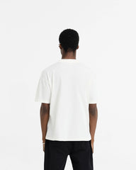 2 x Initial Oversized T-Shirt - Flat White