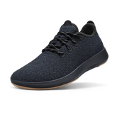 Women's Wool Runner Mizzles - Natural Black (Natural Black Sole)