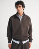Essential Half-Zip Sweatshirt - Dark Brown