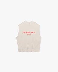 Team 247 Oversized Tank - Cream