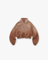 Represent Owners Club Zip Funnel Neck - Sienna