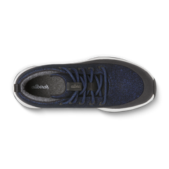 Women's Wool Runner NZ Mid Waterproof - Natural Black/Royal Blue (Barely Grey Sole)