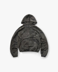 Initial Overdye Realtree® Oversized Hoodie - Overdyed Black