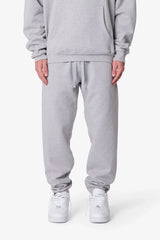 Heavy Basic Sweatpants - Marled Grey