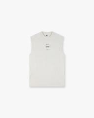 247 Uprising Oversized Tank - Flat White