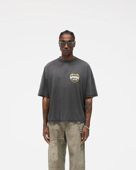 Angel Border T-Shirt - Stained Black