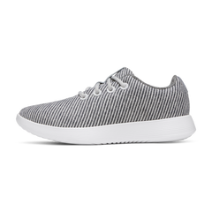 Women's Canvas Runner NZ - Deep Navy Stripes (Blizzard Sole)