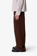 Twill Barrel Trouser - Brown