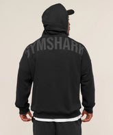 POWER ZIP UP HOODIE - Black/Asphalt Grey