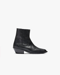 Michael Zip Boot Leather - Black