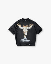 British Cowboys T-Shirt - Stained Black