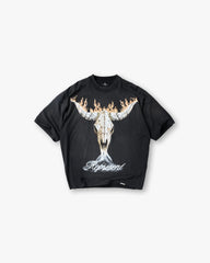 British Cowboys T-Shirt - Stained Black
