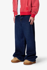 Baggy Rave Denim - Washed Dark Blue