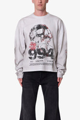 No Longer Here L/S Tee - White
