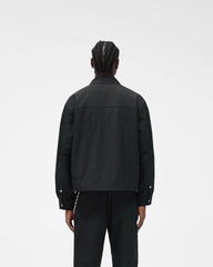 Nylon Overshirt - Jet Black