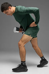 Men's Conquer Reform Crewneck Long Sleeve - Clover Green