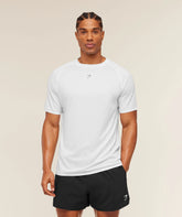 HYBRID ENGINEERED JACQUARD T-SHIRT - White