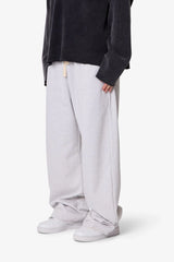 Lightweight Ultra Baggy Sweatpants - Heather Grey