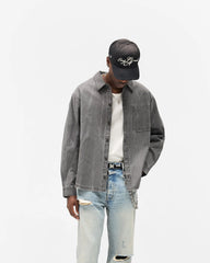 Washed Cotton Shirt - Jet Black